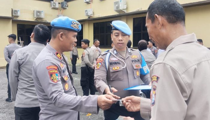 Kasi Propam Polres Soppeng Pimpin Gatiblin Personil