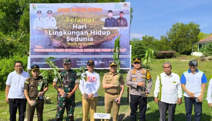 Kapolres Majene Hadiri Peringatan Hari Lingkungan Hidup Dan Hari Laut Sedunia Di Kampus Stain Majene