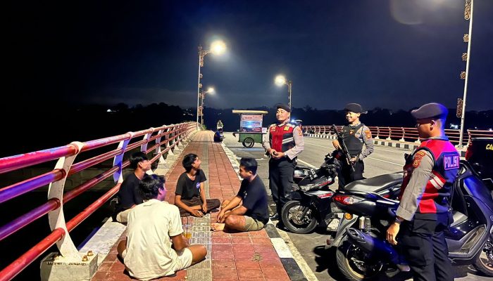 Patroli Malam Sebagai Langkah Antisipasi Polres Klungkung Ciptakan Kamtibmas Yang Kondusif