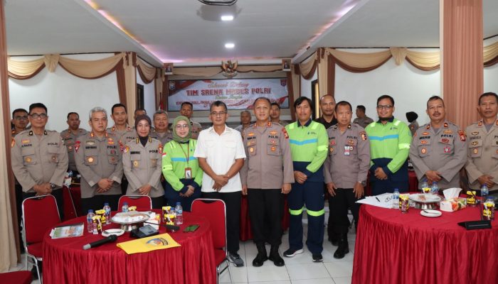 Kapolres Jeneponto Menerima Kunjungan Tim Studi Kelayakan Satpamobvit Mabes Polri