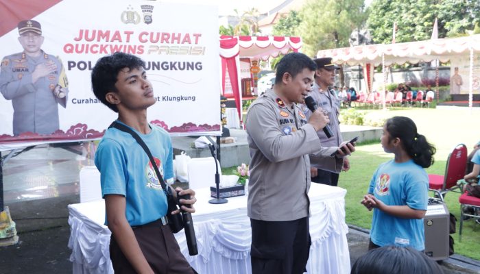 Bakti Sosial Hari Bhayangkara ke-78, Polres Klungkung Serahkan Sembako Kepada Warga Penyandang Disabilitas