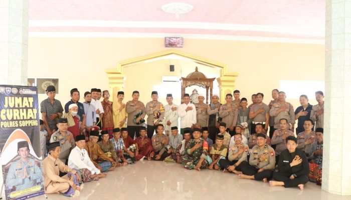 Safari Jumat di Masjid Nurussyafati ,Ini Pesan Akbp Muhammad Yusuf Usman