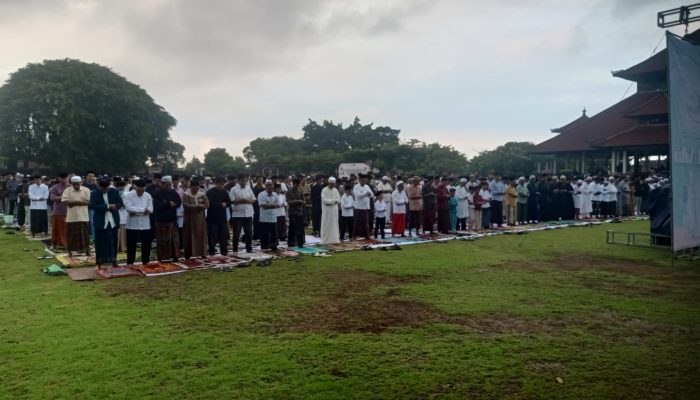 Sholat Ied Idul Adha 1445 H, Polres Klungkung Laksanakan Pengamanan
