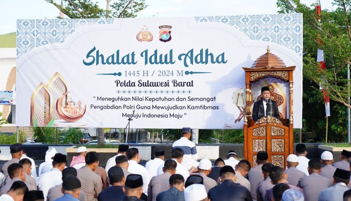 Idul Adha 1445 H, Kepolda Sulbar : Maknai dan Renungi Sejarahnya untuk Jadi Pribadi Lebih Baik