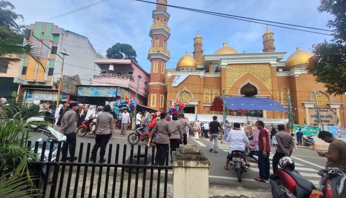 Beri Rasa Aman, Polres Tana Toraja Gelar Pengamanan Ibadah Shalad Idul Adha Tahun 2024