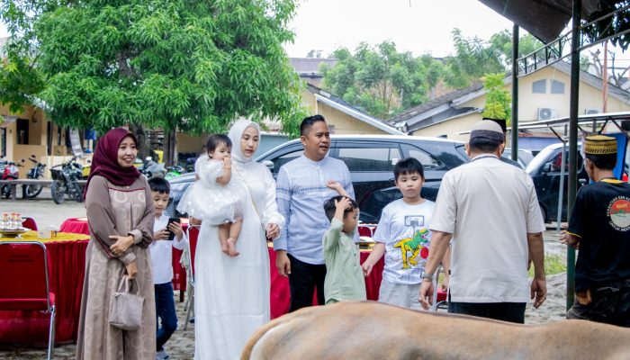 Polres Pinrang Dan Jajaran Sembelih 14 Ekor Sapi