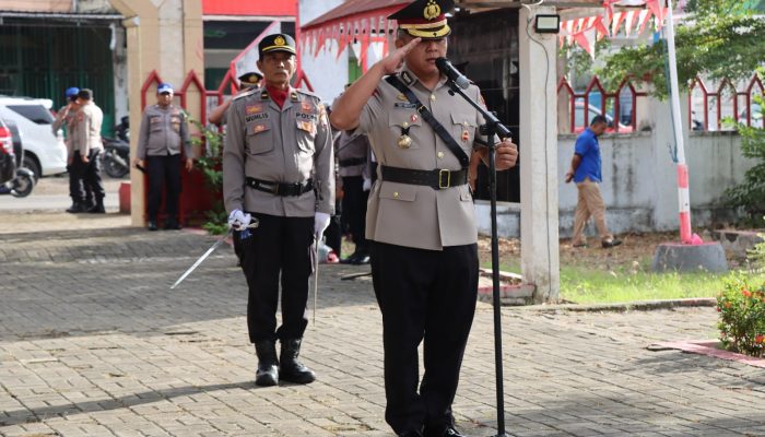 HUT Bahayangkara, Kapolres Jeneponto Pimpin Upacara Ziarah Di Taman Makam Pahlawan