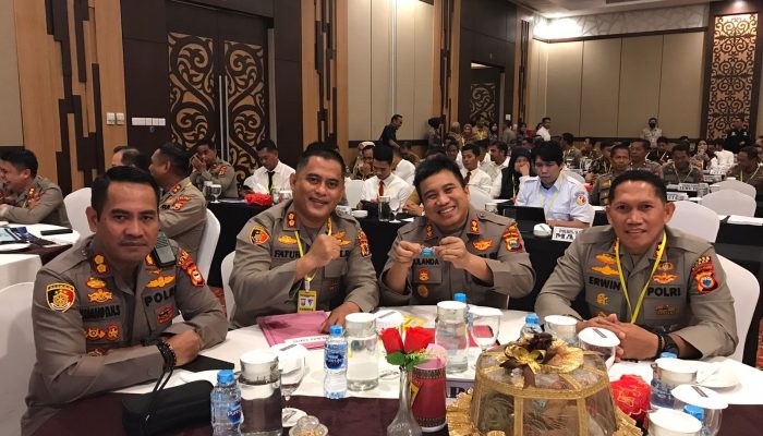 Dipimpin Irwasda Polda Sulsel, Kapolres Bersama Inkait Kab. Sidrap Hadiri Rakor Awal Pengamanan Pilkada