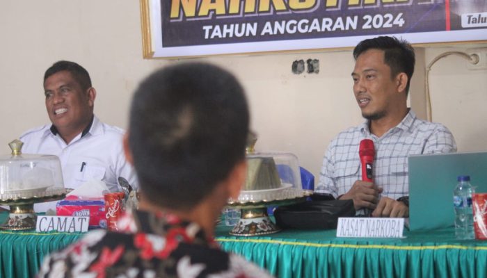 Ipda Amdaryono Sampaikan Ini Saat Jadi Narasumber di Penyuluhan Bahaya Narkoba di Talumae