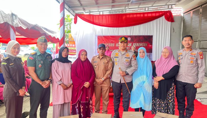 HUT Bhayangkara ke-78: Polres Sidrap Salurkan Bantuan Sembako dan Bakti Sosial