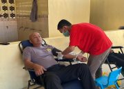 HUT Bhayangkara ke 78 Tahun, AKBP Anjar Purwoko Hadiri Donor Darah