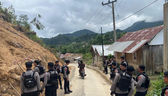 Polda Sulbar Gencarkan Patroli Penanganan Bencana Alam