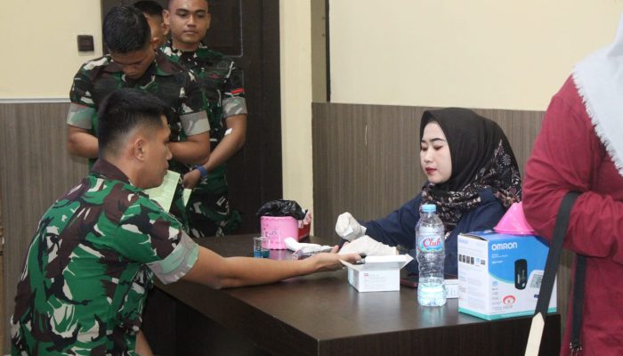 Donor Darah Hari Bhayangkara Ke 78 Polres Parepare, TNI Polri Sumbang 82 Kantong Darah
