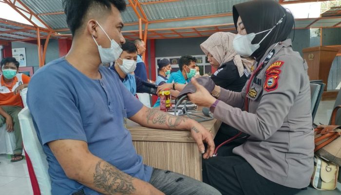 Bakti Kesehatan Hari Bhayangkara Ke 78, Sasar Warga Binaan Lapas Kelas IIA Parepare