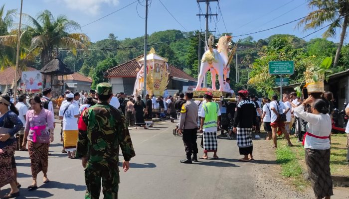Polsek Dawan Gelar pengamanan karya Pelebon