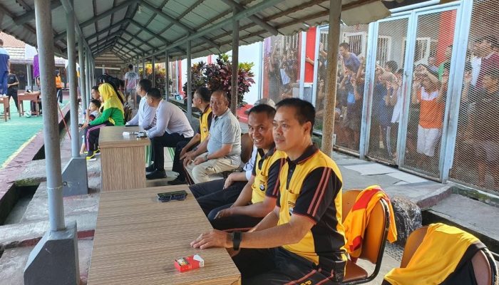 Tularkan Semangat Hari Bhayangkara Ke 78, Polres Parepare Gelar Pertandingan Eksebisi Bola Volley Dengan Lapas Kelas IIA Parepare