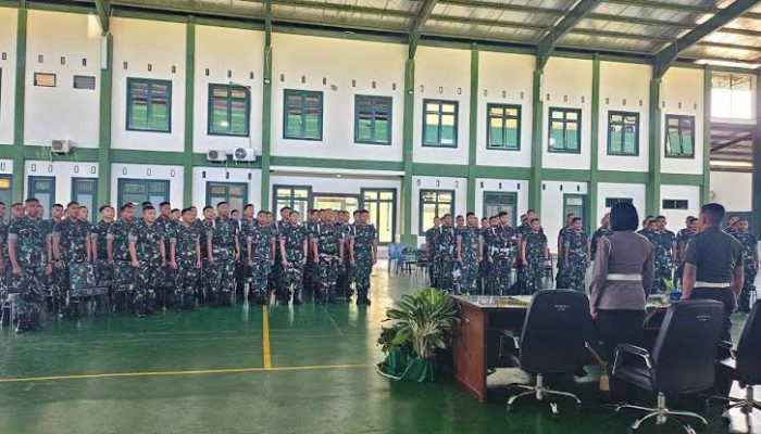 Kasat Lantas Polres Gowa Kunjungi Kantor Divif 3 Kostrad, ini Tujuannya