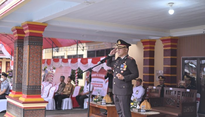 Polres Tana Toraja Gelar Upacara HUT Bhayangkara ke 78