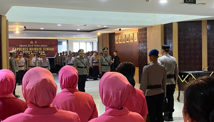 Sertijab, Kapolda Sulbar Harap Estafet Kepemimpinan Berlanjut Dengan Baik