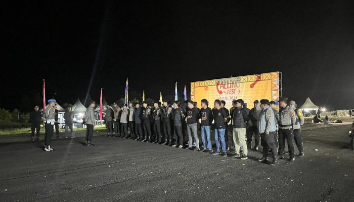 Polres Tator turunkan Personel Pam, Event Calling Festival berlangsung aman