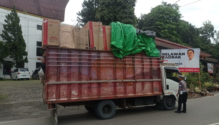 Satuan Lantas Polres Tator Himbau Dan Tindak Tegas Truk Odol