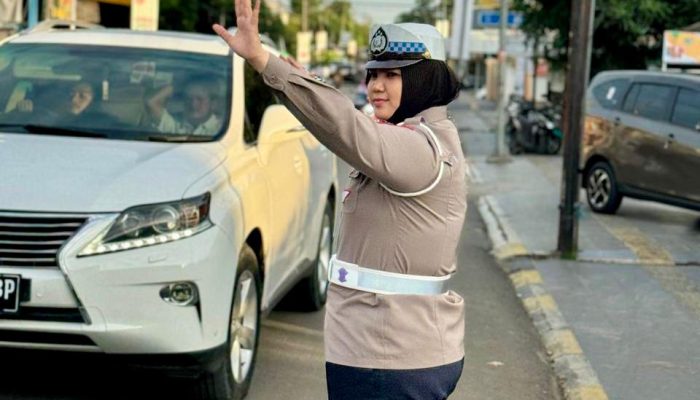 Commander Wish Sore Satlantas Polres Bone Berikan Rasa Aman Pengguna Jalan