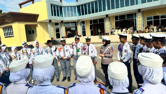 Hari Pertama Ops Patuh, Satlantas Polres Bone Sosialisasi Ke Pelajar