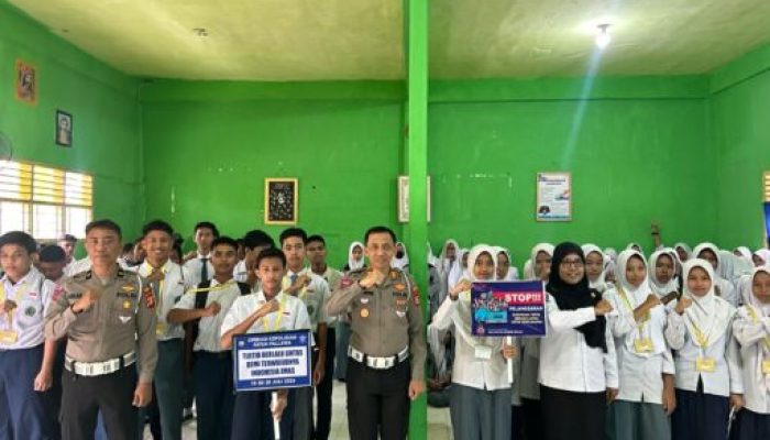 Hari Pertama Operasi Patuh, Satlantas Polres Sinjai Sosialisasi Keselamatan Berlalu Lintas