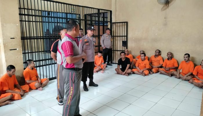 Kasi Propam Polres Sidrap Lakukan Sidak, Pastikan Kondisi Tahanan Layak