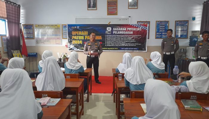 Operasi Patuh Pallawa 2024, Satlantas Polres Bone Gelar Police Go To School