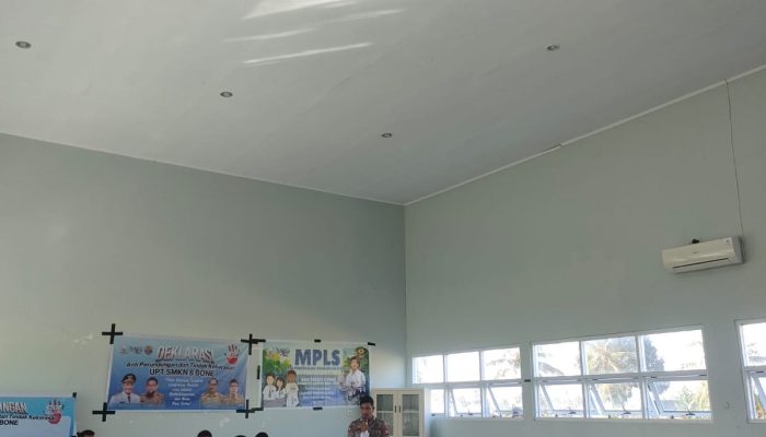 Sosialisasi Anti Kekerasan dan Anti Perundungan di SMKN 8 Bone