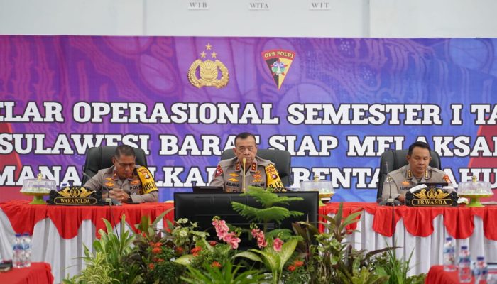 GO Kesiapan Pilkada Serentak 2024, Kapolda Sulbar Tegaskan Netralitas dan Patuhi SOP Tugas