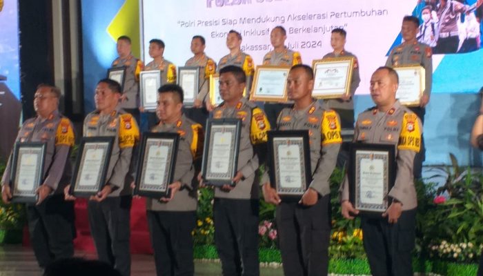 Polres Palolo Peroleh Piagam Penghargaan Dari Kapolri Atas Pengelolaan Anggaran Capai Angka 100