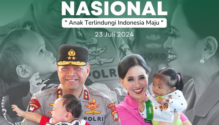 Hari Anak Nasional, Kapolda dan Ketua PD Bhayangkari Sulbar : Anak Terlindungi Indonesia Maju