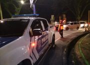 Pastikan Lalu Lintas Aman dan Terkendali, Satlantas Polres Bone Rutin Blue Light Patrol