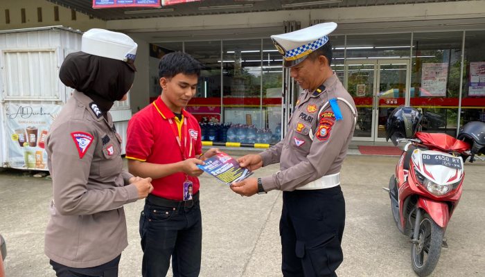 Satlantas Polres Bone Gencar Sosialisasi Ops Patuh Tekan Kecelakaan