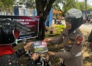 Hari Ke-14 Ops Patuh, Satlantas Polres Bone Bagi Brosur Hingga Kampanye Keselamatan
