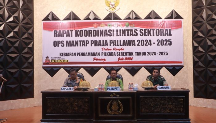 Kesiapan Pengamanan Pilkada 2024, Polres Pinrang Gelar Rakor Lintas Sektoral