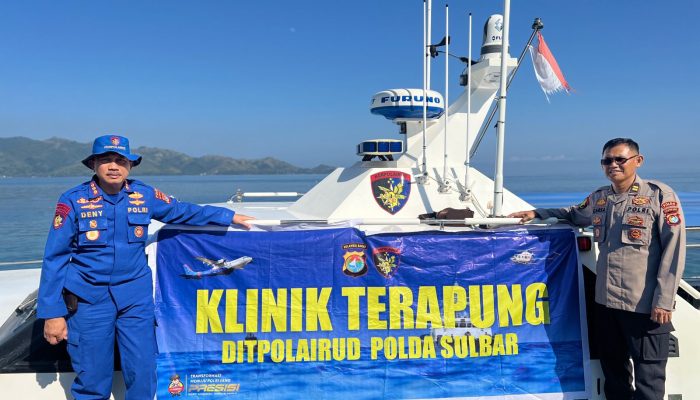 Klinik Apung DitPolairud dan Biddokkes Polda Sulbar Kembali Berikan Pelayanan Kesehatan