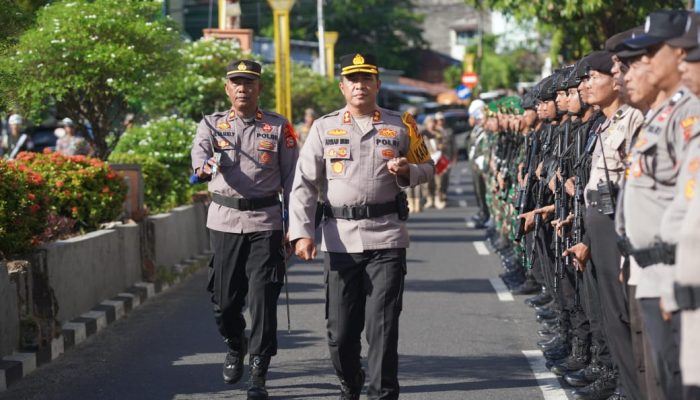 Apel Gelar Pasukan Operasi Mantap Praja Pallawa 2024, Polres Parepare Bersama Instansi Terkait Siap Amankan Pemilukada 2024