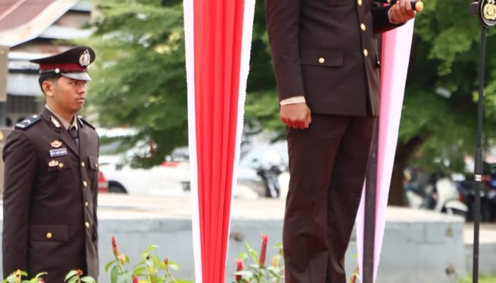 Upacara HUT Bhayangkara ke 78 Tahun, Polres Palopo Di Gelar di Lapangan Pancasila
