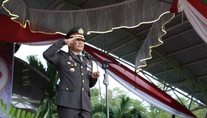 Upacara Hari Bhayangkara Ke 78, Begini Amanat Kapolres Parepare