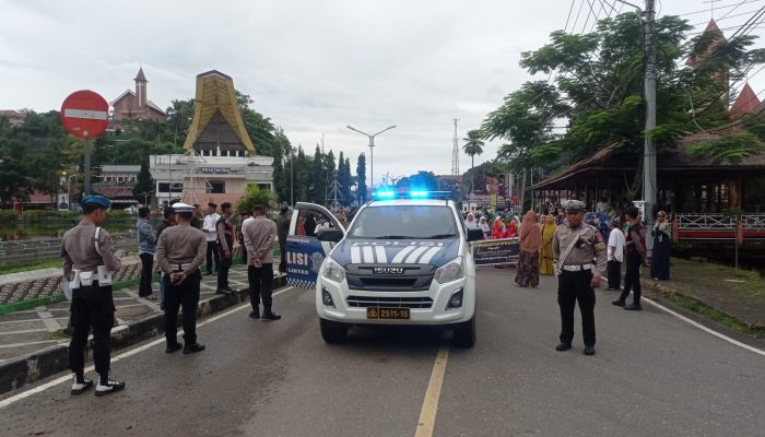 Jamin Keamanan Dan Kelancaran, Polres Tator Amankan Tabligh Akbar Tahun baru Islam 1 Muharram 1446 H