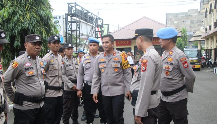 Jelang Pilkada Serentak 2024 Kapolres Parepare Cek Kesiapan Personel