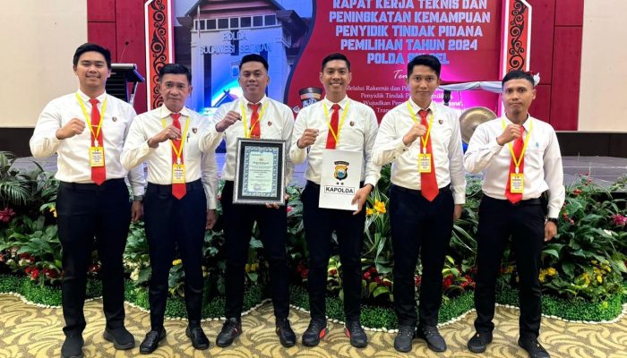 Lagi, Sat Reskrim Polres Soppeng Raih Peringkat 1 Penangana Tindak Pidana Pemilu 2024
