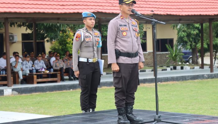 Polres Jeneponto Laksanakan Apel Gelar Pasukan Dalam Rangka Operasi Patuh Pallawa 2024