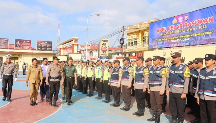 Operasi Patuh 2024 Dimulai: Polres Sidrap Fokus pada Penertiban dan Keselamatan Berkendara
