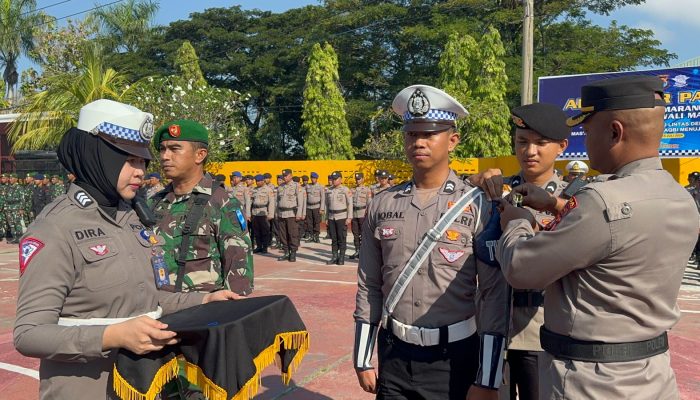 Kapolres Polman Pimpin Apel Gelar Pasukan Marano 2024