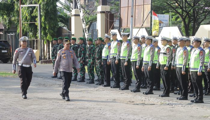 Polres Pinrang Laksanakan Apel Gelar Pasukan Operasi Patuh Pallawa 2024