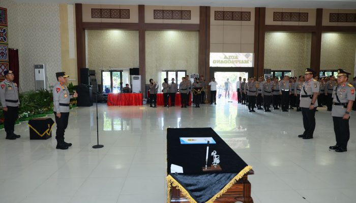 Kapolres Tator Hadiri Sertijab Dan Pisah sambut Wakapolda Sulsel